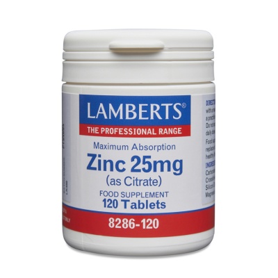 Lamberts Zinc 25mg 120 tabs